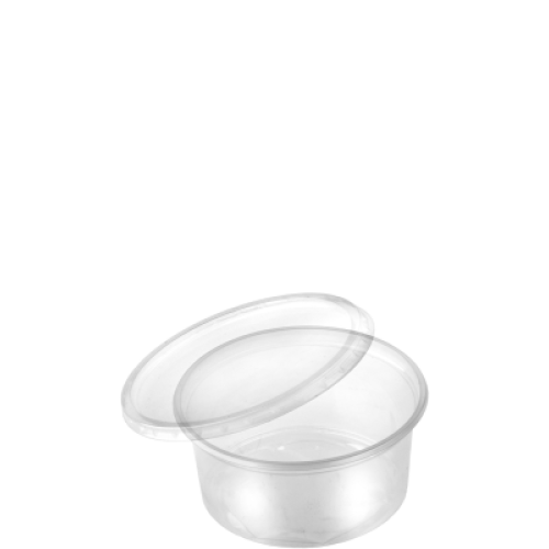 Sausbak + Deksel rond 80cc (1000st)