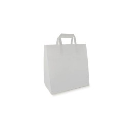 Papier Draagtas KL 22x11x27 (250st) Wit
