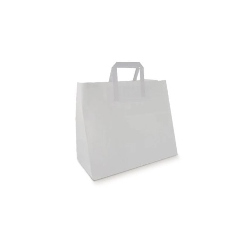 Papier Draagtas GR 32x16x27 (250st) Wit