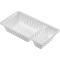 A23 Frietbak (A7+1) (4x250st) plastic WIT