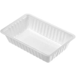 A13 Frietbak (4x250st) plastic WIT