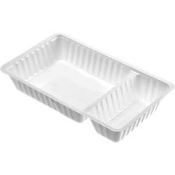 A20 Frietbak (A14+1) (4X250st) plastic WIT