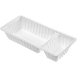 A22 Frietbak (A9+1) (4x250st) plastic WIT