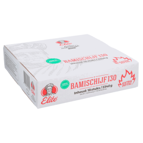 Bamischijf Vegetarisch Extra Pittig (18st)