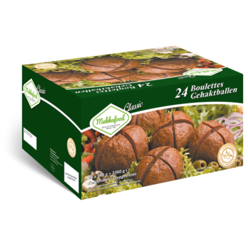 Gehaktballen Mekkafood (24x140gr)