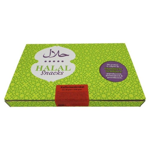 Kalfskroket Halal Homeko (24x90gr)