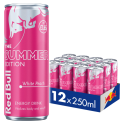 Red Bull White Peach (12x250ml)