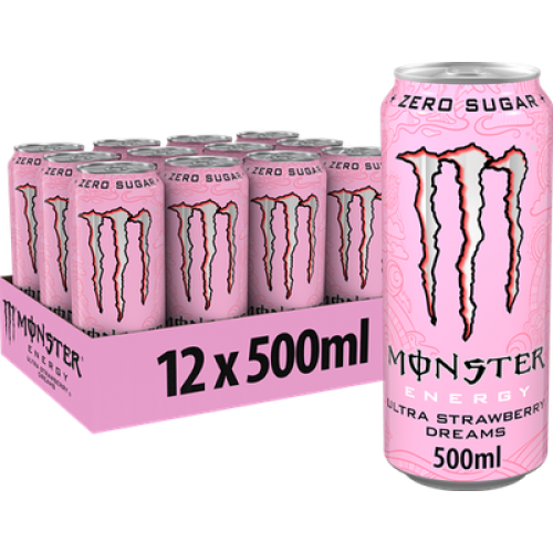 Monster Strawberry Dreams (12x500ml)
