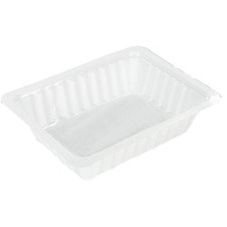 A7 Snackbak plastic Wit