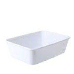 Magnetronbakjes 650cc Wit (100st)