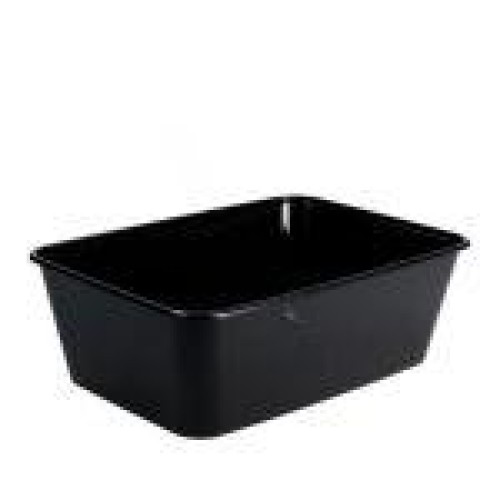 Magnetronbakjes 750cc Zwart (100st) Magnetronbakjes 750cc Zwart (100st)