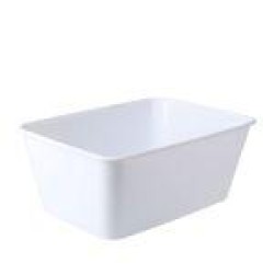 Magnetronbakjes 1000cc Wit (100st)