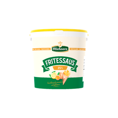 Fritessaus Oliehoorn 25% (10lt) Fritessaus Oliehoorn 25% (10lt)