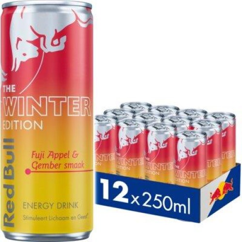 Red Bull Fuji Appel & Gember (12x250ml) Red Bull Fuji Appel & Gember (12x250ml)