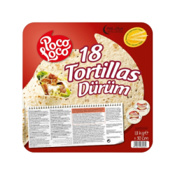 Durum Tortilla Poco Loco 30cm (6x18st)