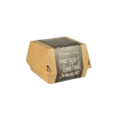 Hamburgerbox IP6 (500st) Kraft Hamburgerbox IP6 (500st) Kraft