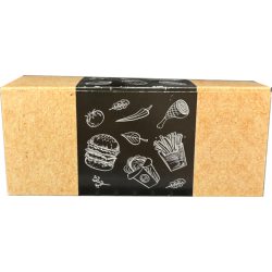Snackbox 140x85x60mm (500st) Kraft