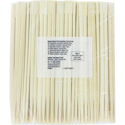 Bamboe eetstokjes (100st)