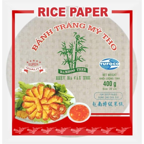 Rijstpapier Spring Roll Round (400gr)