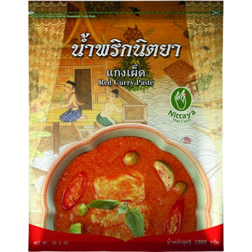Curry Pasta Rood (1kg) Nittaya