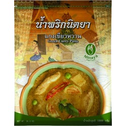 Curry Pasta Groen (1kg) Nittaya