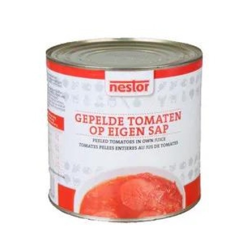 Gepelde Tomaten Nestor (2650ml) Gepelde Tomaten Nestor (2650ml)