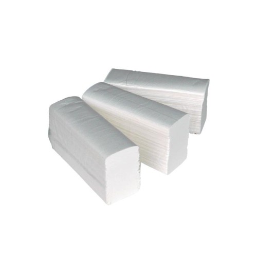 Handdoek ZZvouw 2laags 25x23cm Wit