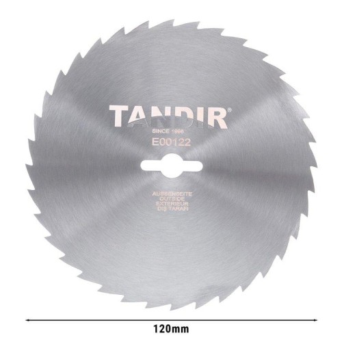 Tandir Snijmes gekarteld O 120mm