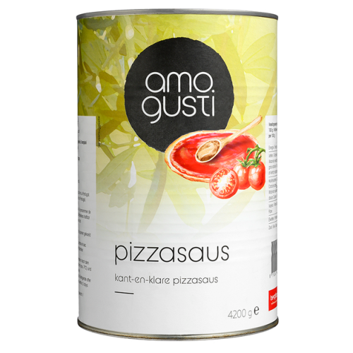 Pizzasaus Ongekruid Amogusti (4250ml)