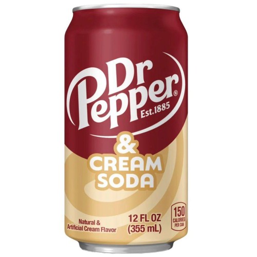 DR Pepper Cream Soda (12x355ml)